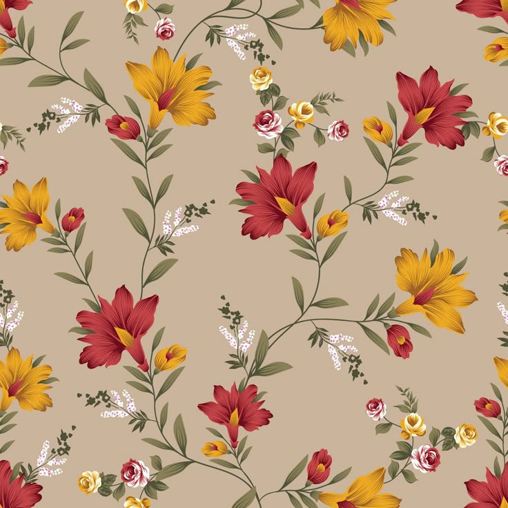 Artistic floral patterns