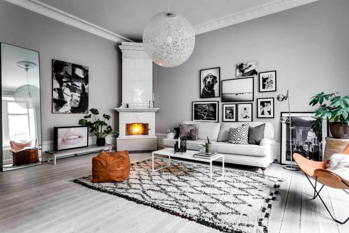 Scandinavian hygge interiors